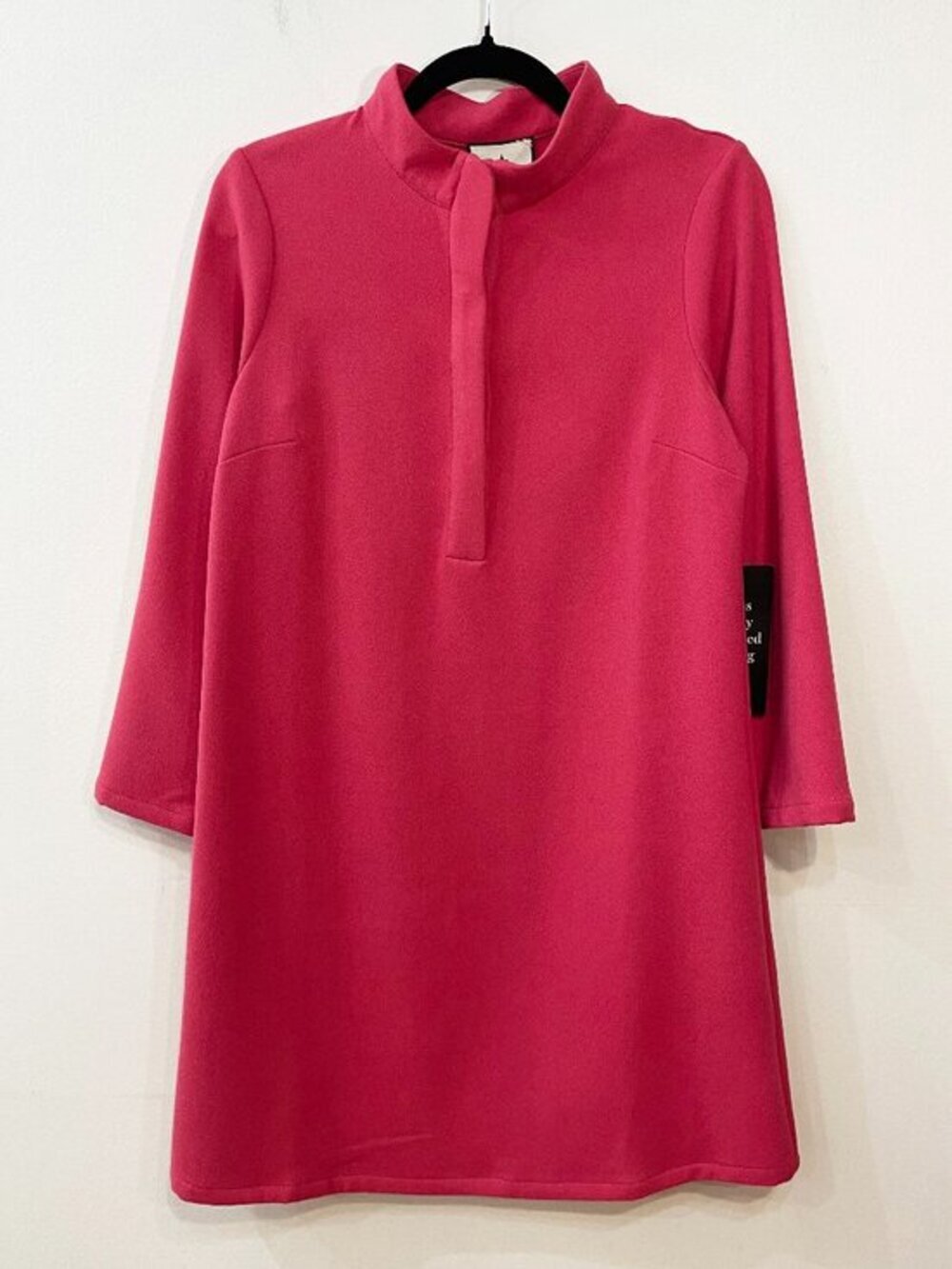 New Tuckernuck Avery Stretch Crepe Dress Fuchsia Pink Small $198